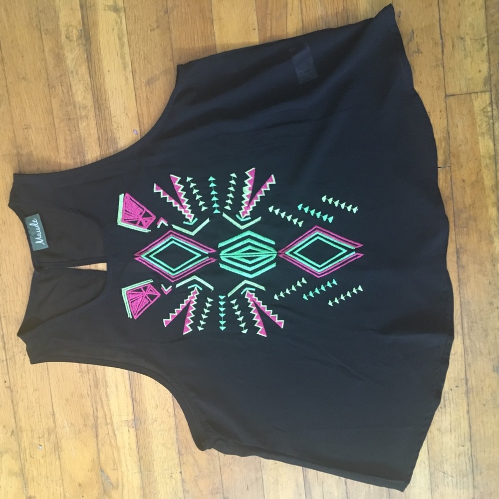Aztec Flowy Top